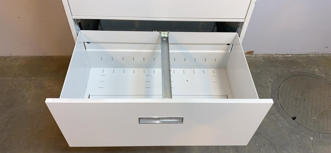 5" Tall Recessed 5 Drawer File Cabinet S6LLST8679(S6LLST8679)