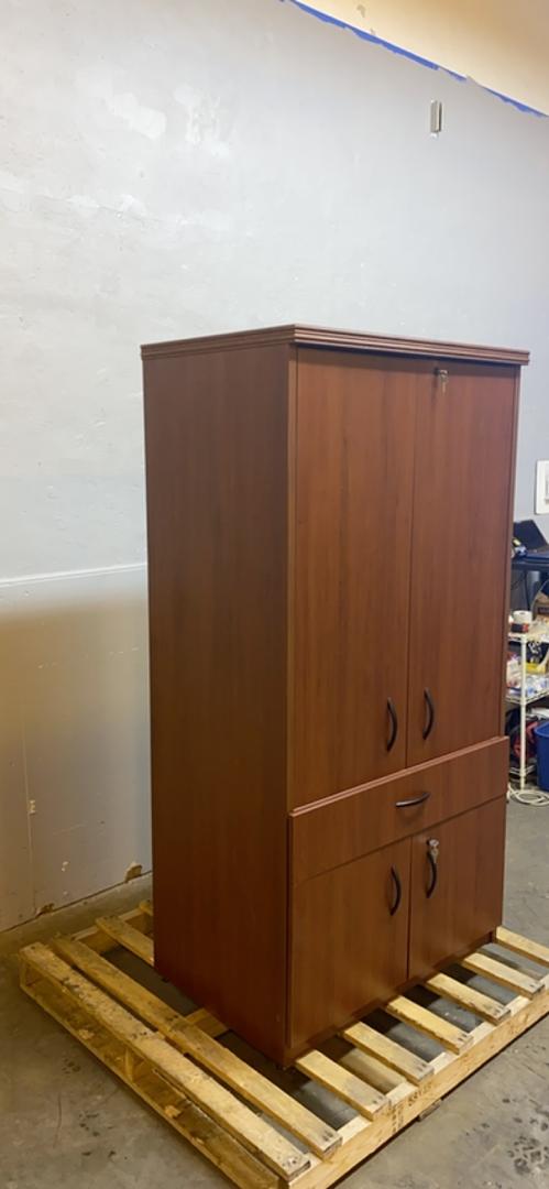 Tall Wooden Armoire Storage Cabinet 36x25x72(S6LLST5129)