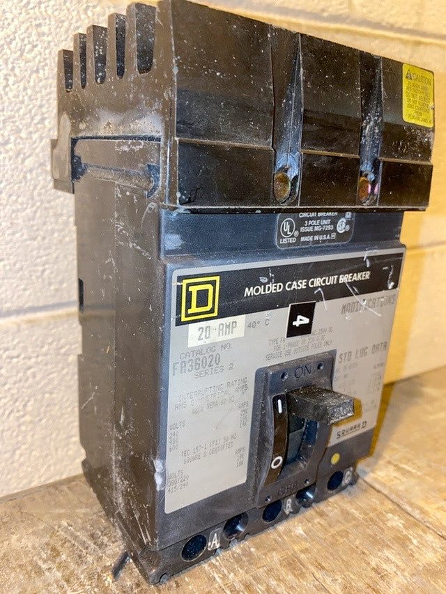Square D, FA36020, 20A(S6LLST1327)