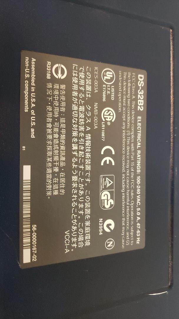 *Pickup Only* Lot of 4 EMC DS-32B2 32-Port 10/100 2GB/s Fibre Channel Network Switch INCL 32X SFP'S(S6LLST11109)