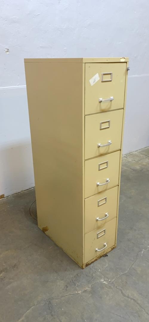 5" Tall 5 Drawer File Cabinet(S6LLST8693)