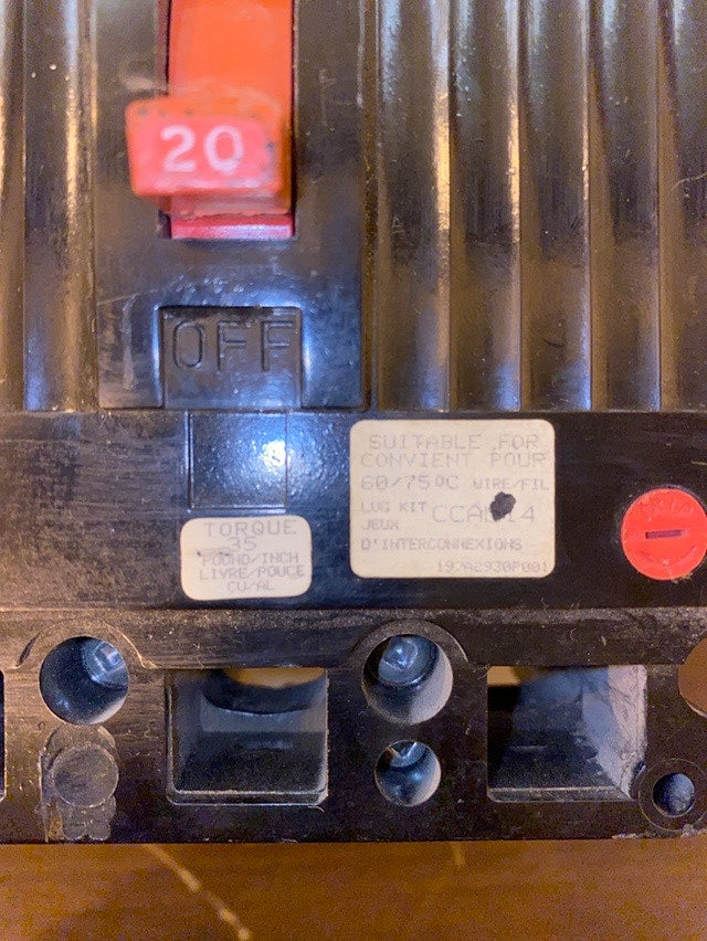 20A GE 3 Pole Circuit Breaker(S6LLST1463)