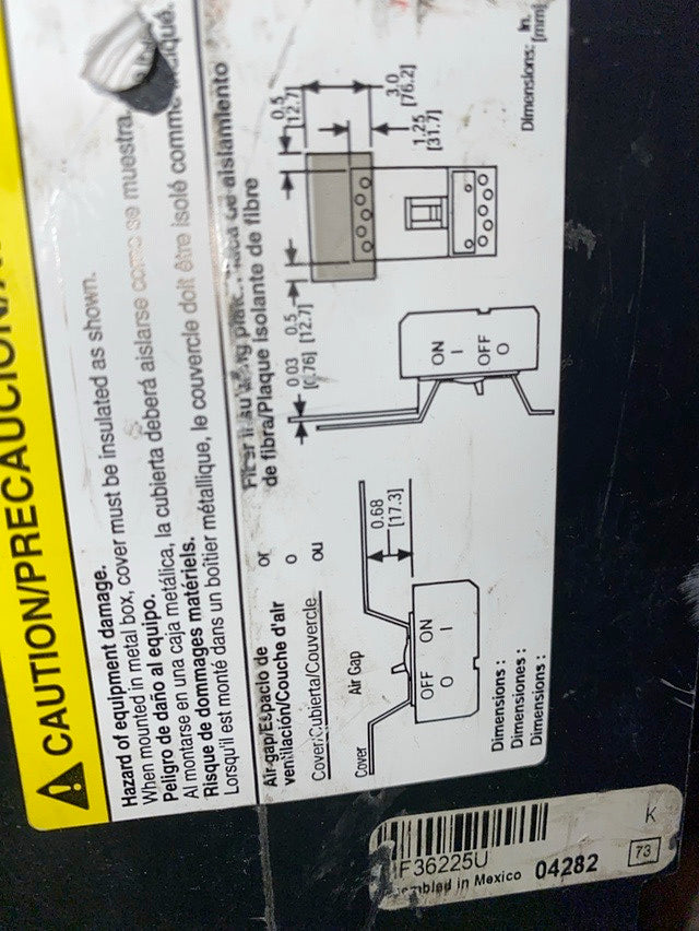 225A Square D KCL342251027 Circuit Breaker(S6LLST1336)