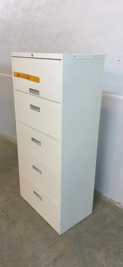 5" Tall Recessed 5 Drawer File Cabinet S6LLST8679(S6LLST8679)