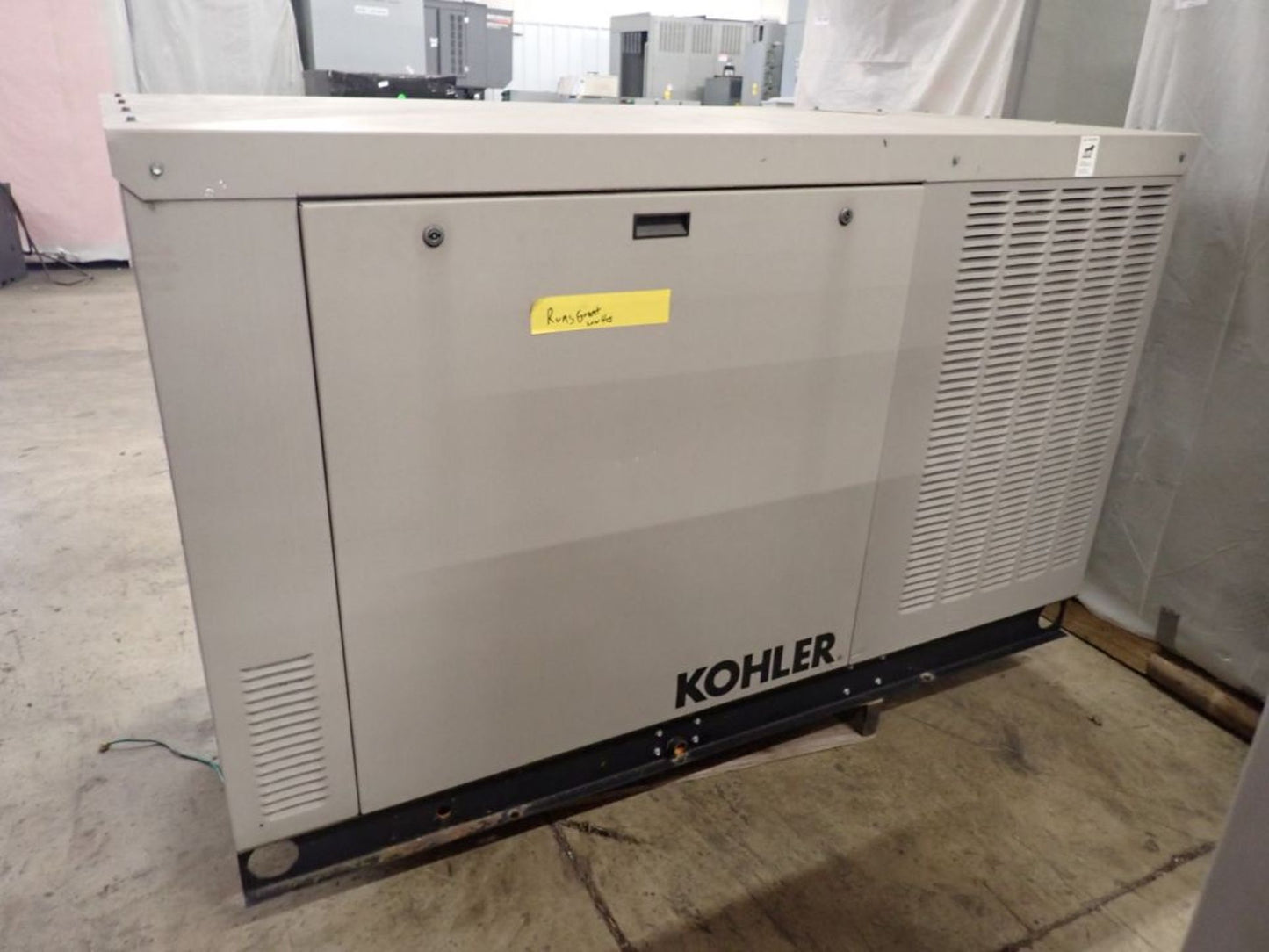 20KW 21KW Kohler 24RCL Nat Gas LP Standby Generator 1ph 240v (SKU: 110104)