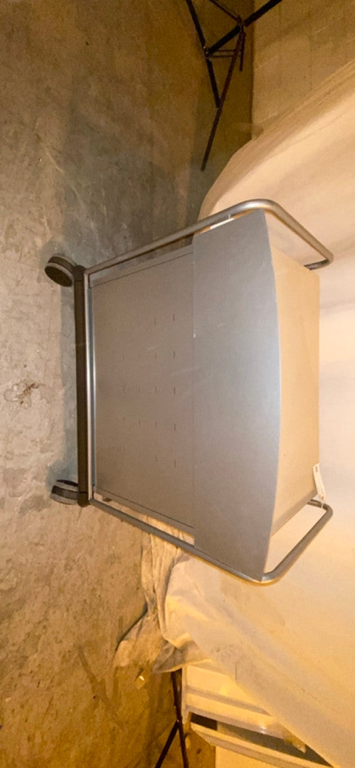 31x22x33" Compact Rolling Storage Cart with Shelves(S6LLST3076)