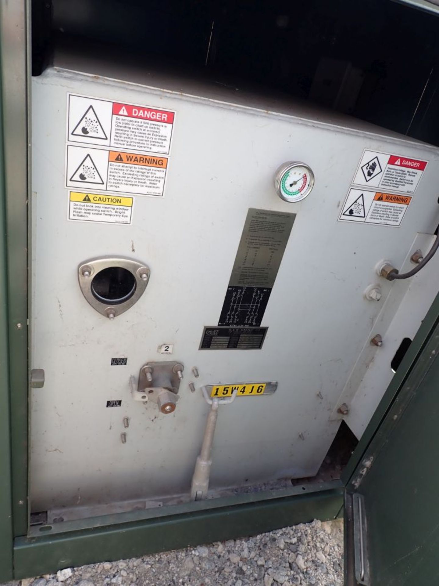 G&W 15KV Pad-Mount Switch Cat. PV142-378-12-9 15.5KV 600A (SKU: 110108)