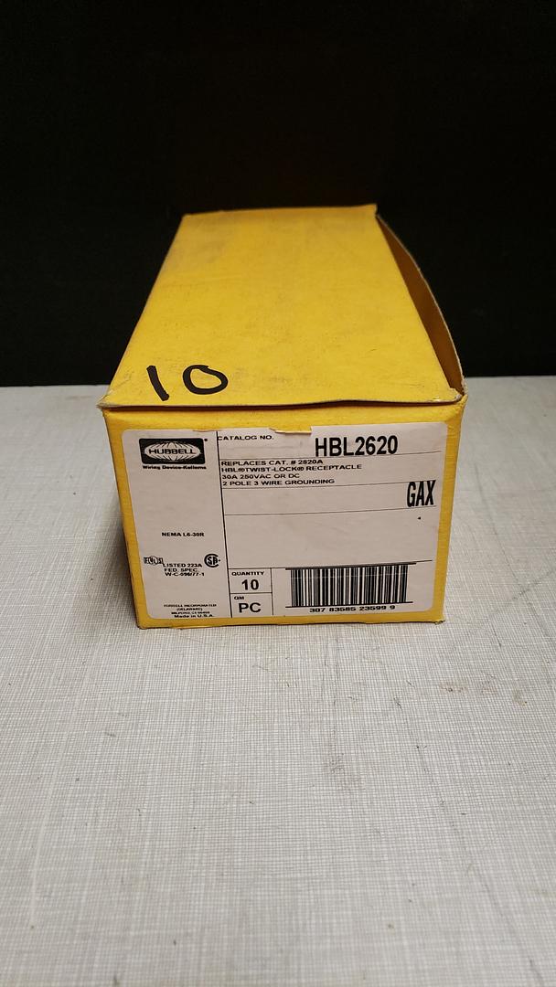 *Pickup Only* NEW Hubbell Twist-Lock Receptacle 30A 250V HBL2620(S6LLST8671)