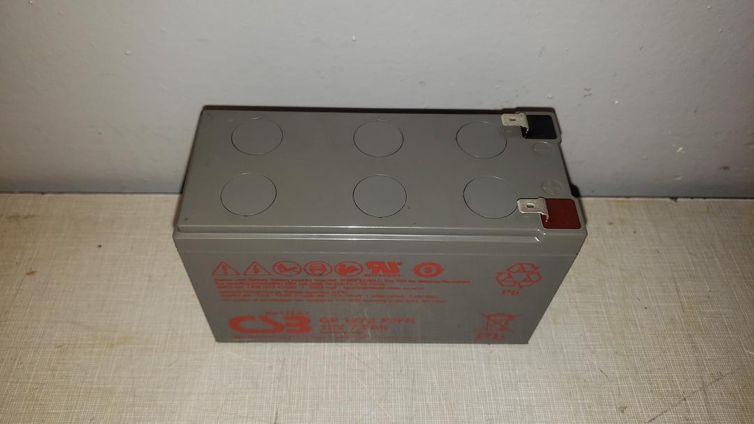 CSB 7Amp Battery GP1272 F2FR 12v WORKING!(S6LLST8800)