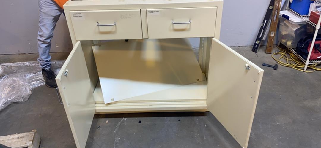 36"x16"x36" Jamestown Stainless Interior Lab Casework Cabinet(S6LLST4987)