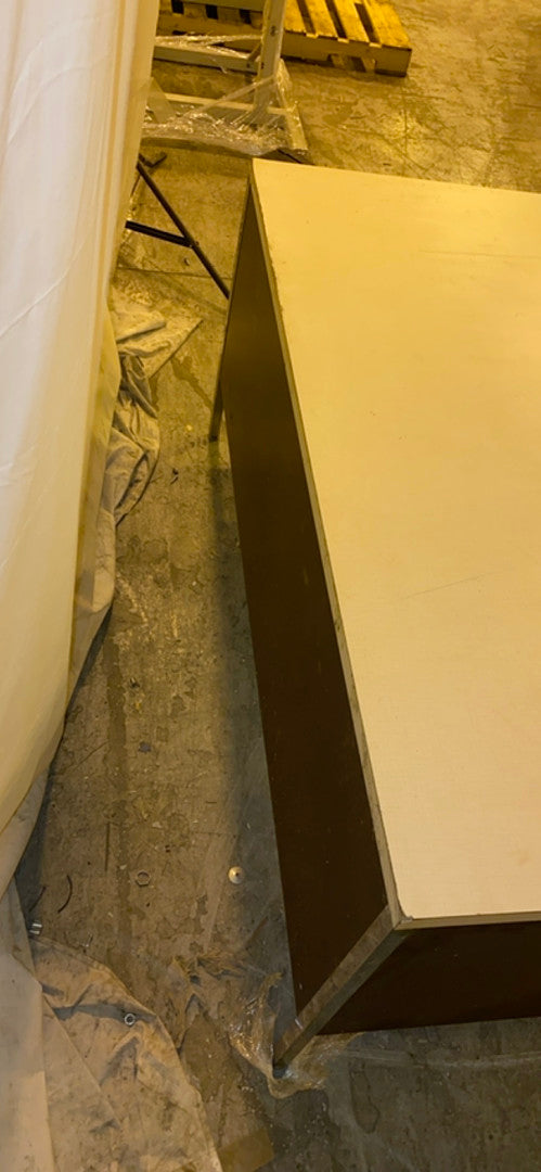 5' 4 Drawer Metal Frame Desk w Laminate Counter Top(S6LLST2971)