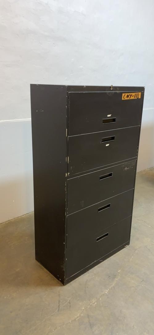 5" Tall Recessed 5 Drawer File Cabinet(S6LLST8678)