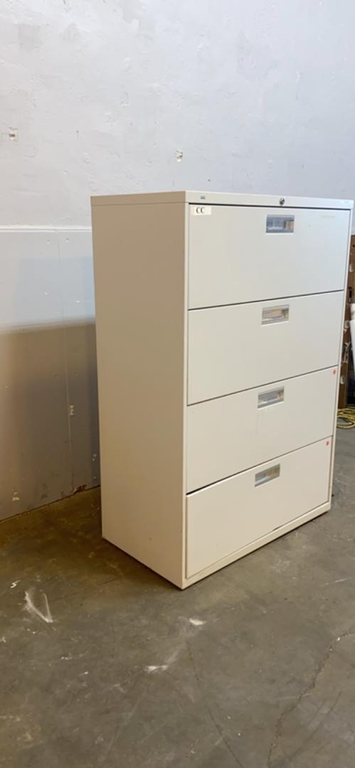 *Pickup Only* Recessed 4 Drawer Lateral Filing Cabinet(S6LLST5195)