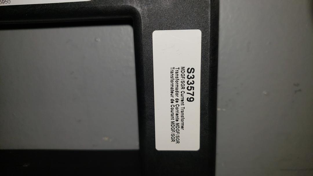 Lot of 8 SQUARE D 1000:1 MDGF/SGR CURRENT TRANSFORMER 50-400Hz S33579(S6LLST8815)