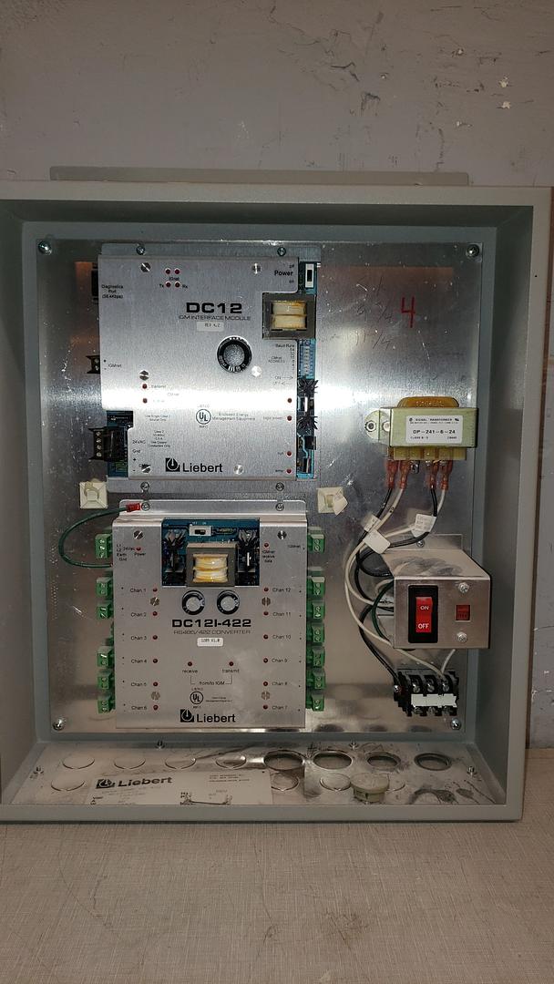Liebert DC12I-422 Interface Module & DC12 Converter in Enclosure(S6LLST10596)