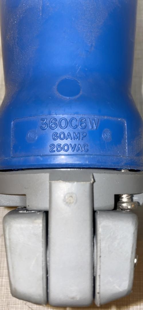 60A 360W6C Hubbell Heavy Duty Connector(S6LLST4684)