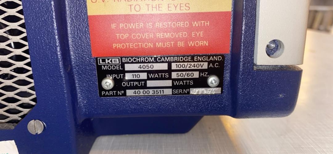 LKB Biochrom Model 4050 100/240V Spectrophotometer(S6LLST5364)