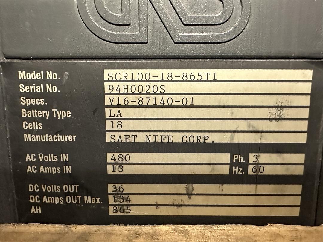 Champion SCR Intelligent Forklift CHARGER 100(S6LLST8838)