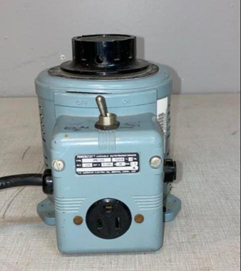 Superior Electric Powerstat Variable Autotransformer 3PN116C(S6LLST4852)