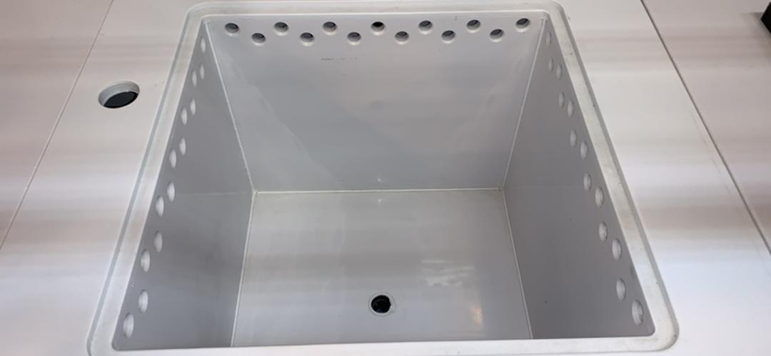 Terra Universal 72" Dual Sink W/ Bench Heavy Duty Polymer Plastic(S6LLST8643)