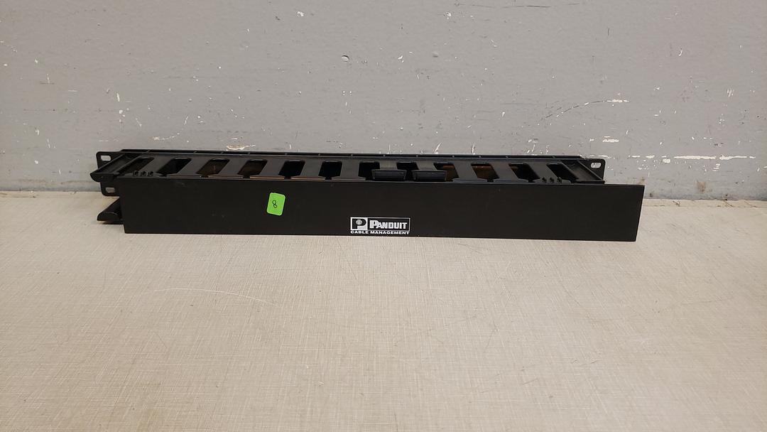 *Pickup Only* Lot of 6 Panduit Horizontal Cable Management 2 RU black(S6LLST11148)