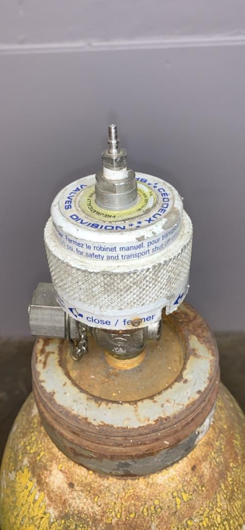 8"x57" Tall Metal Gas Storage Tank Cylinder(S6LLST8761)