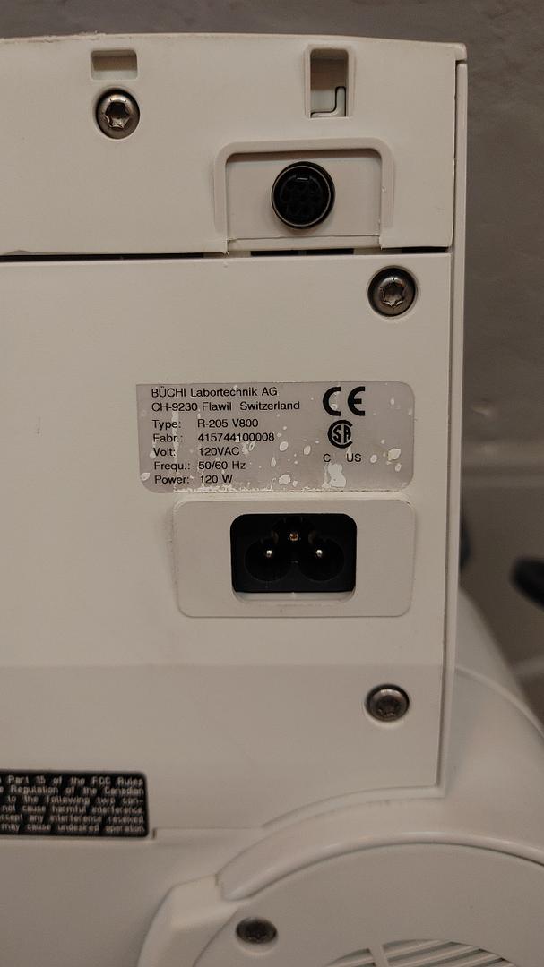 Buchi Rotavapor R-205 and Heating Bath B-490