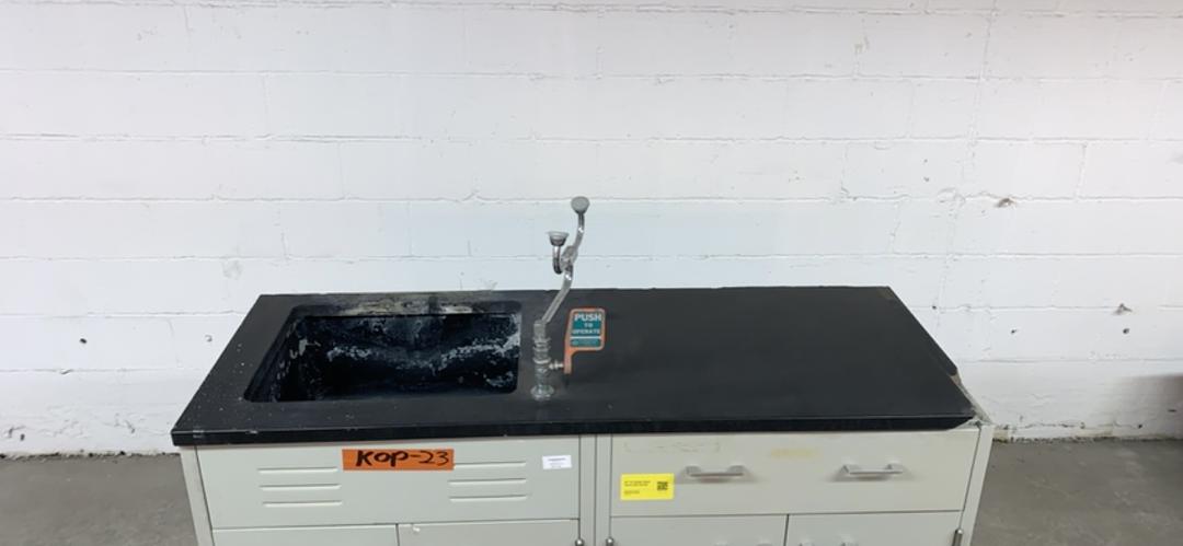 60" St Charles Black Epoxy Sink Bundle(S6LLST7145)