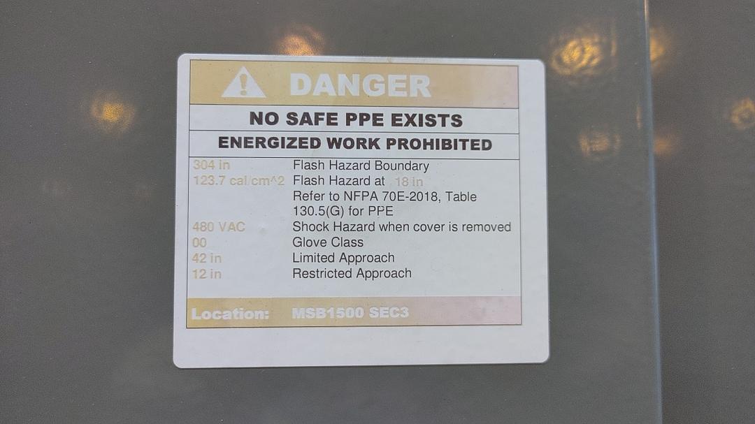 1200A AllenBradley Centerline Fused Shut Off 5000VMAX (S6LLST12768)