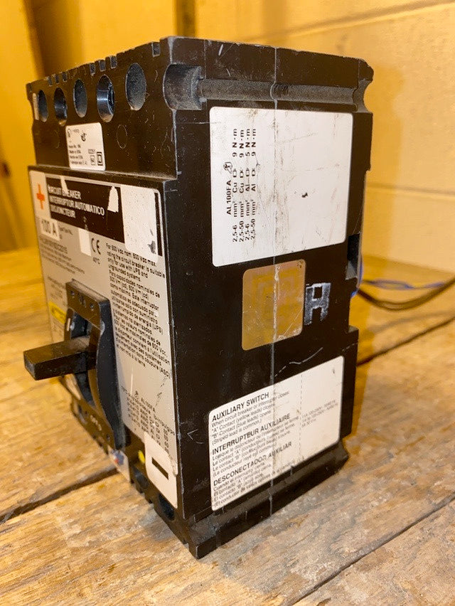 100A Square D FHL3610016DC2315 3 Pole DC Circuit Breaker(S6LLST1392)