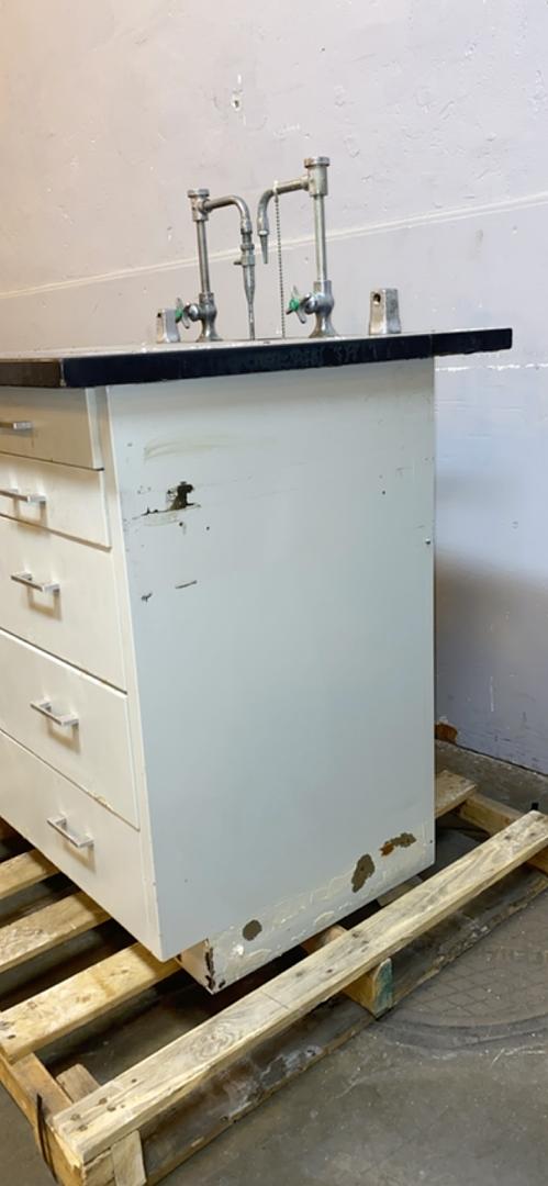 36" St. Charles 7 Drawer Cabinet W/ Sink Top(S6LLST6475)