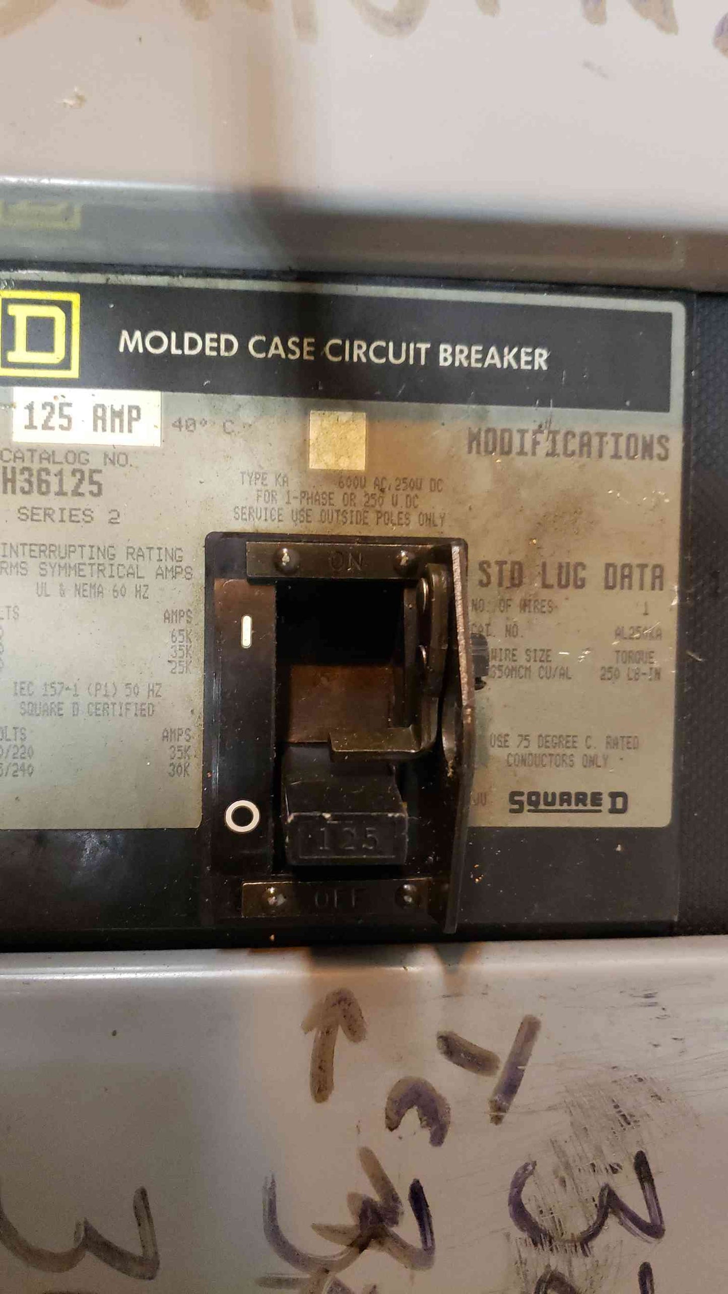 800A Square D I-Line Breaker Panel board 250V(100311)