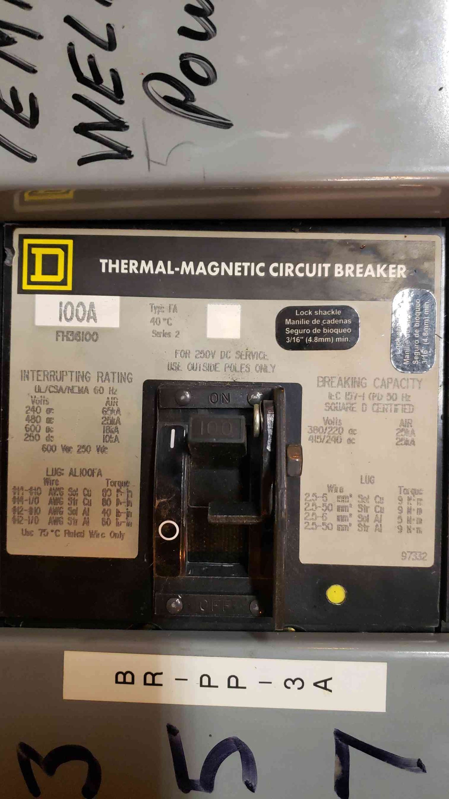 800A Square D I-Line Breaker Panel board 250V(100311)