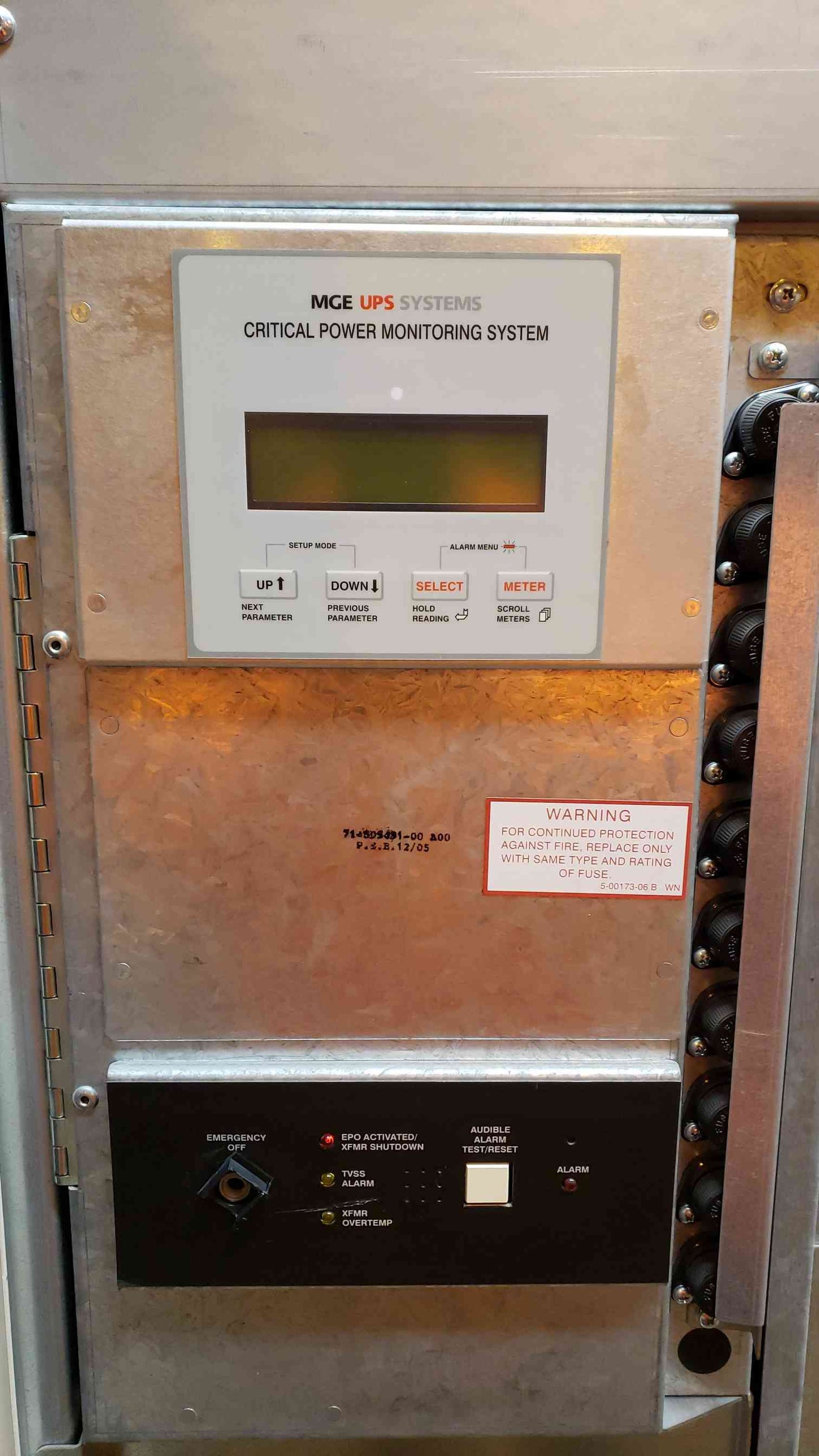 125KVA MGE PMM 480v x 208v PMN168(2922AA)
