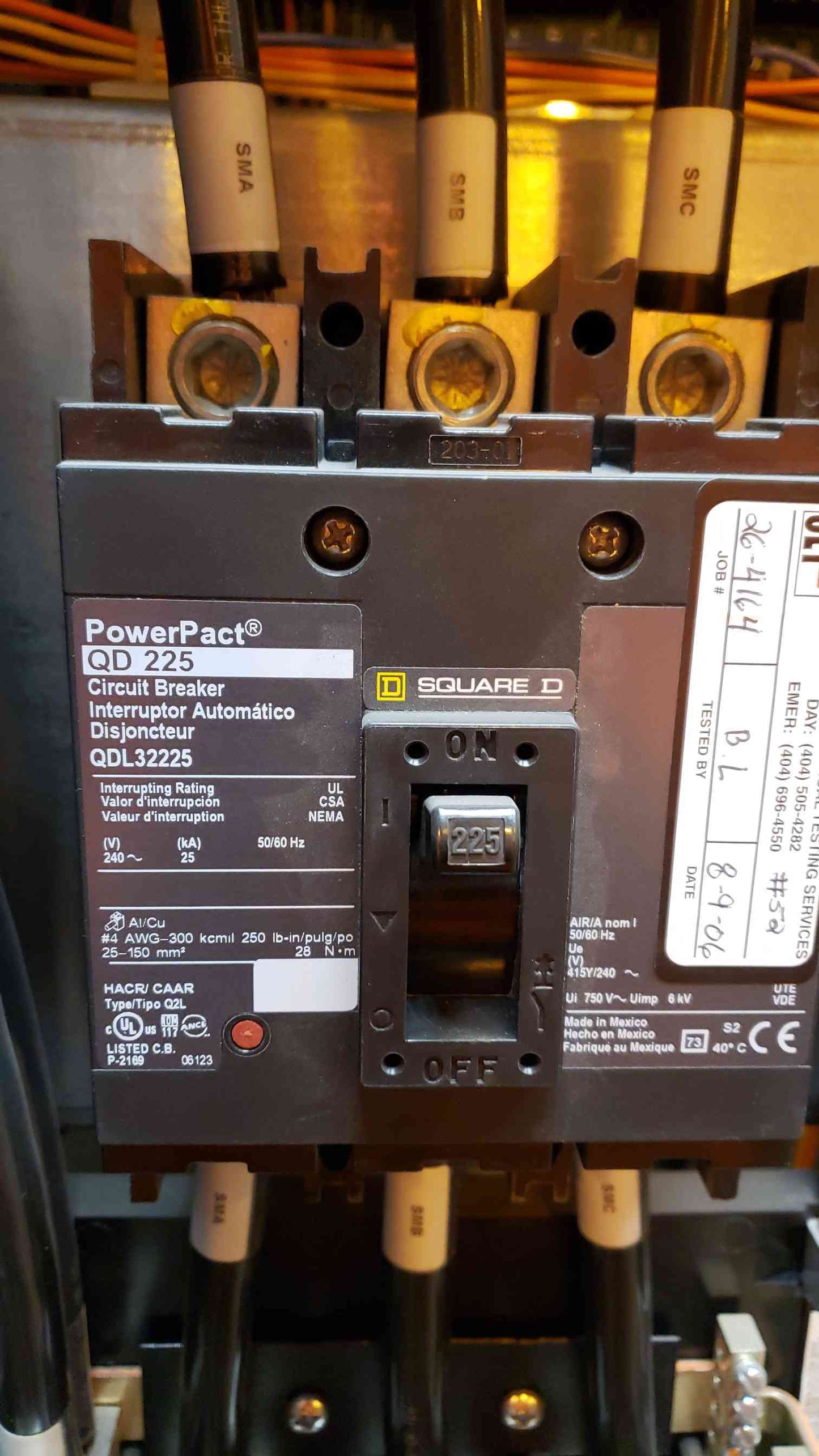 125KVA MGE PMM 480v x 208v PMN168(2922AA)