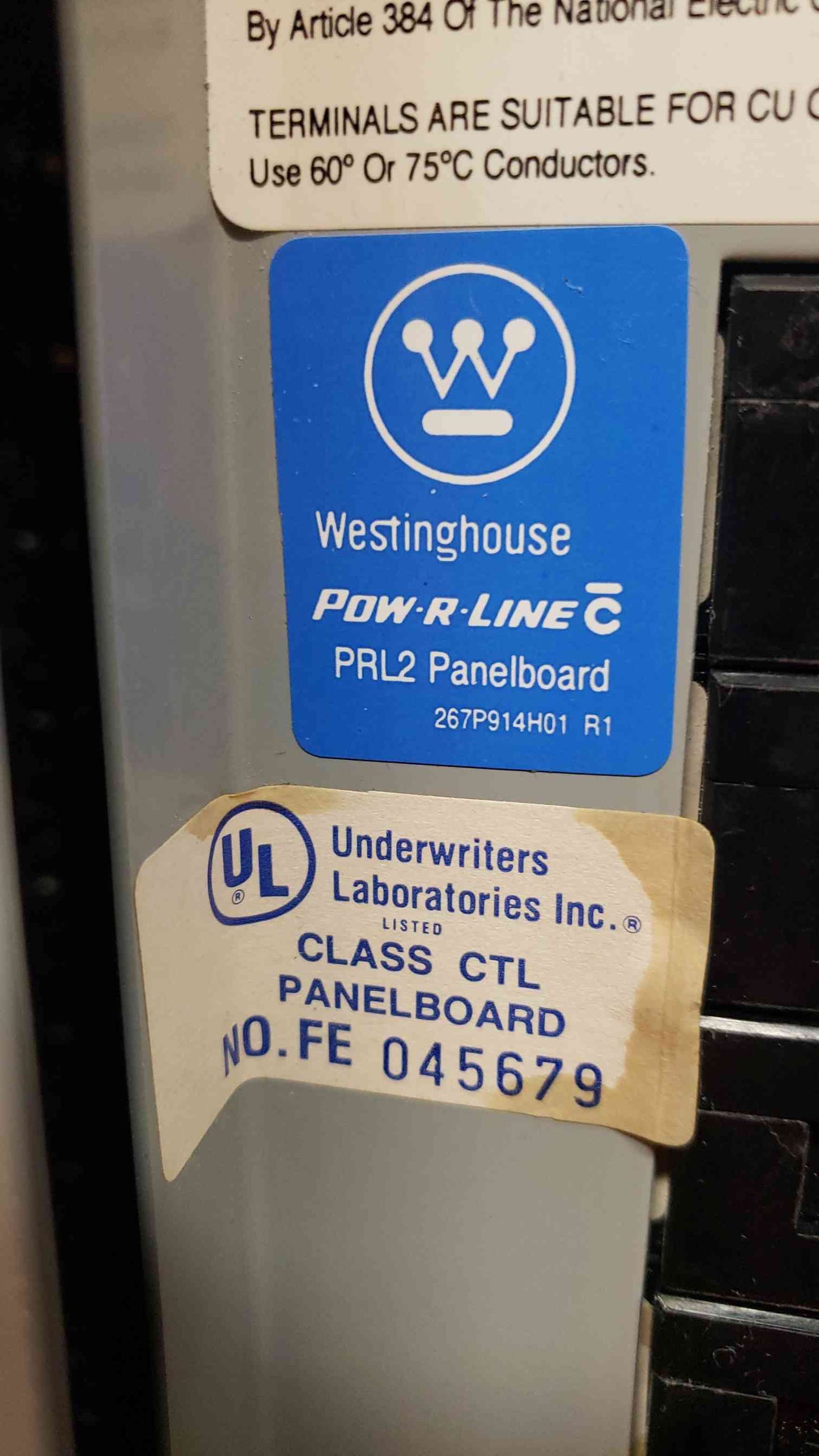 225A PRL3 480V, 277V PowRLine Panelboard 42 Breaker + Main(3392AA)