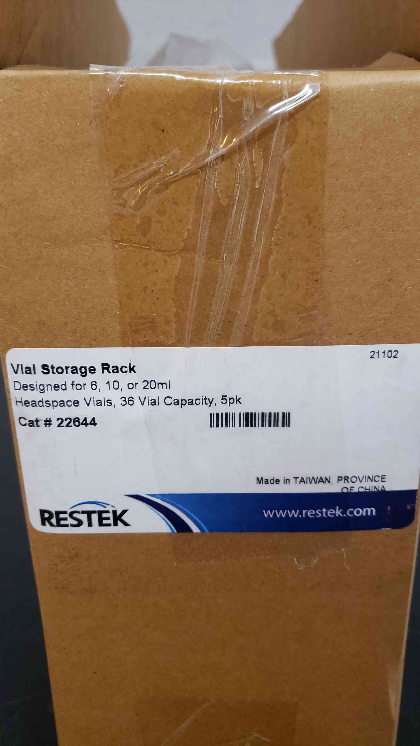 5 Pack of RESTEK Vial Storage Racks (SKU: 4382AA)(4382AA)