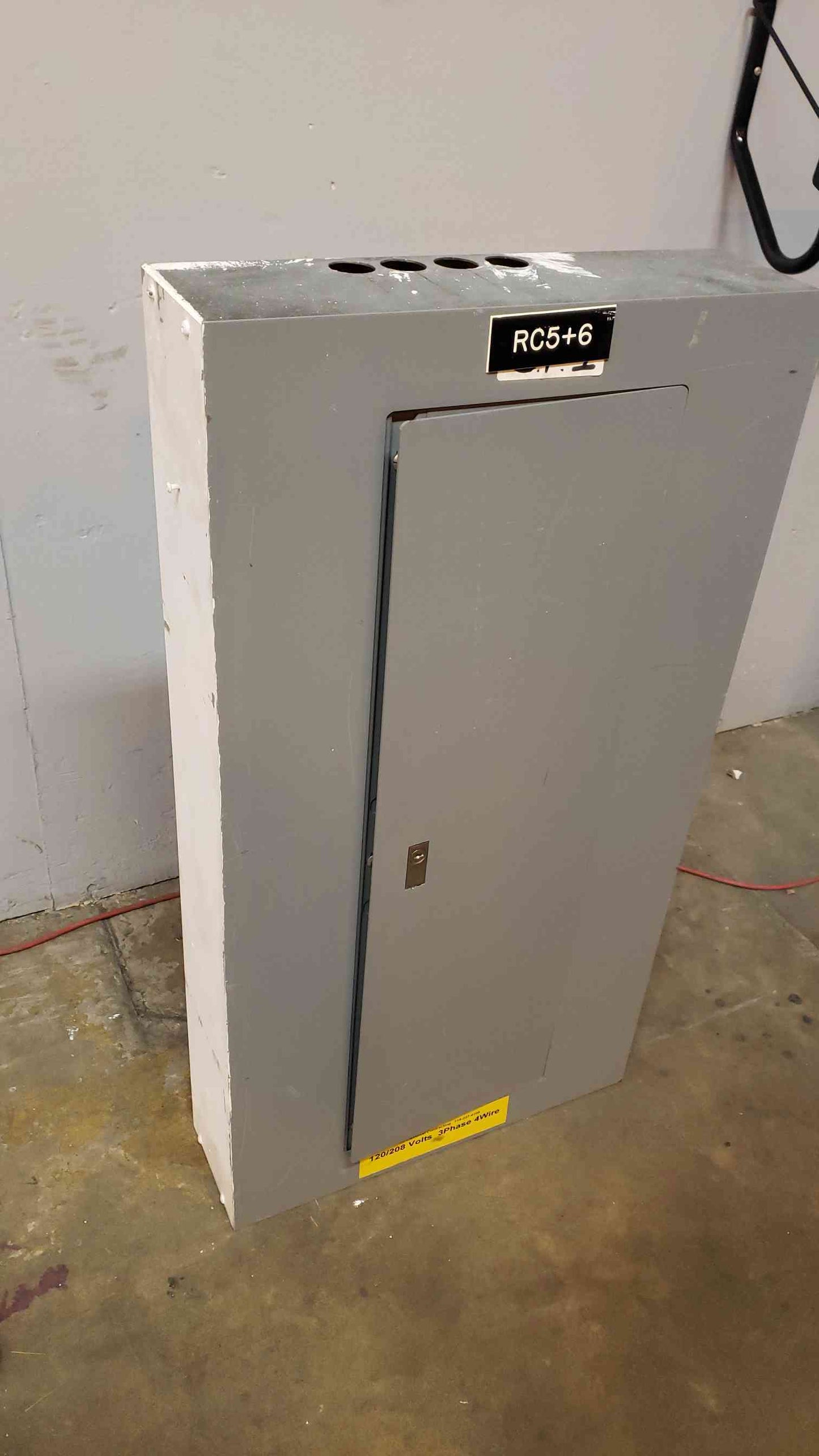 100A E2 NQOD Square D Panel Board 120/208v MHC38S LOADED(100290)