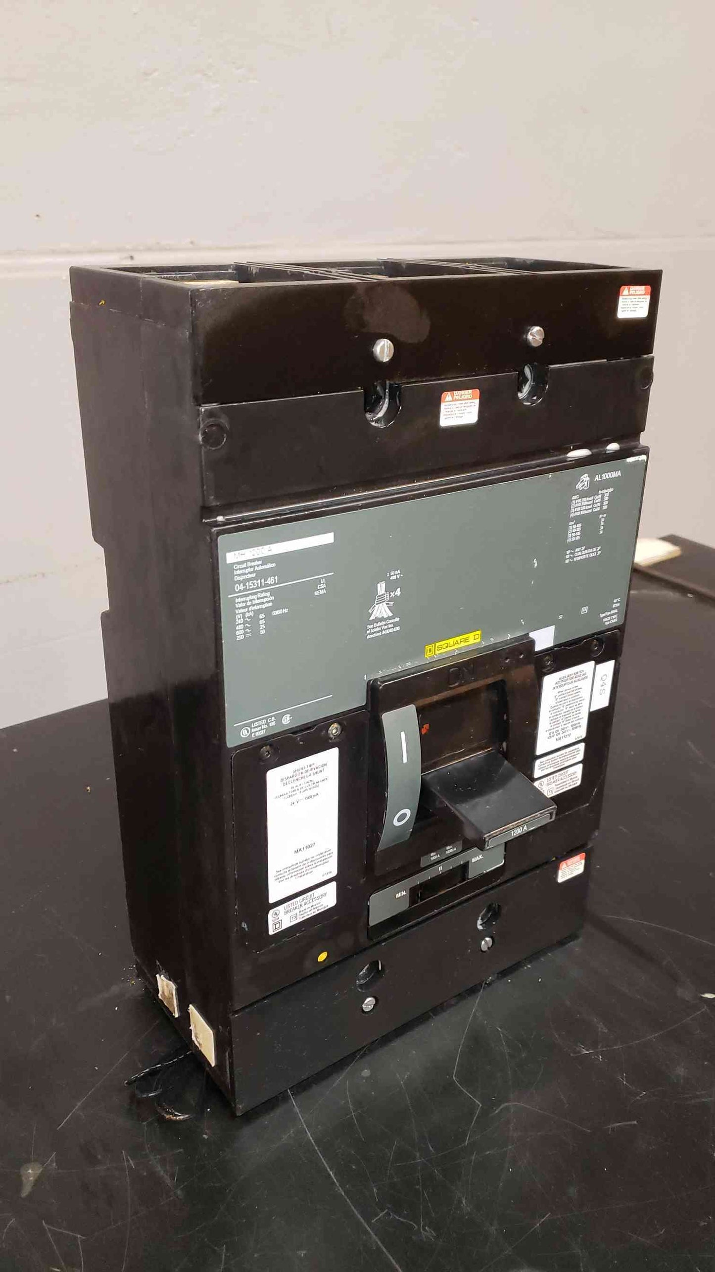 Square D 1200A Circuit Breaker MH 1200 A 0415311461(1446AA)