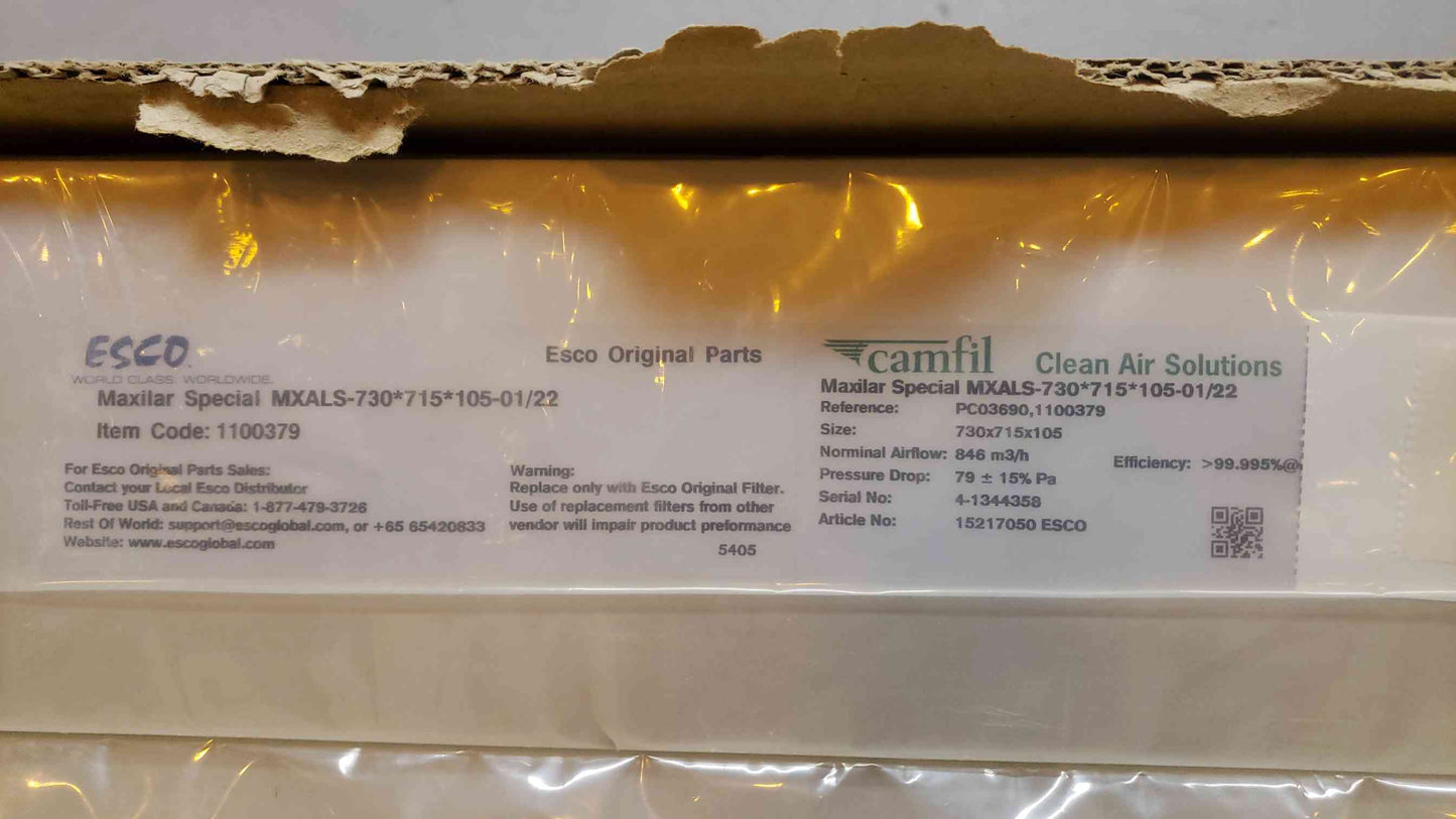 Camfil Filter H14 Maxilar Special MXALS-730 NEW (SKU: 2364AA)(2364AA)