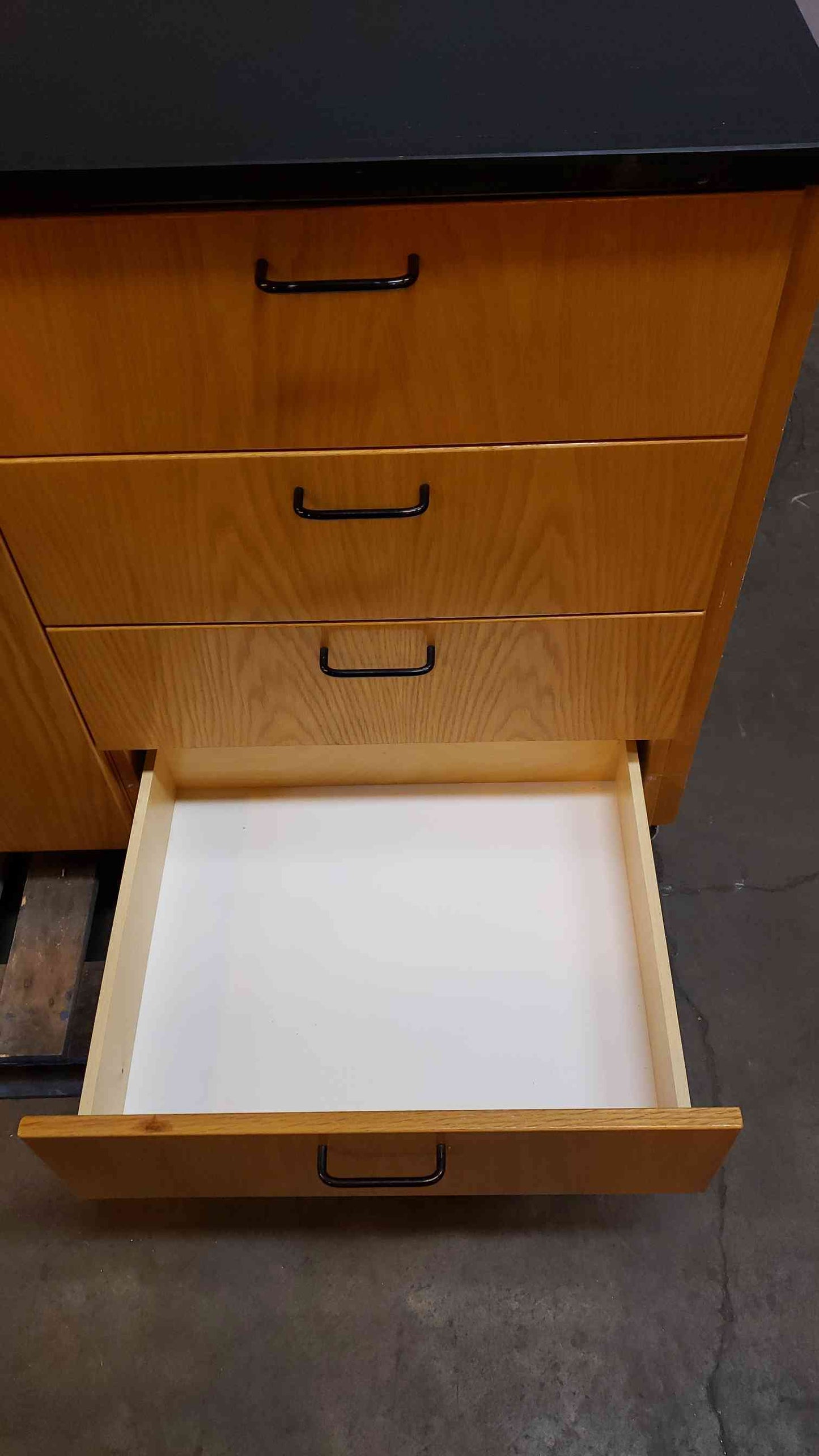 Jamestown 55" Lab Casework Sink w/ Drawers Epoxy Top & Faucet (SKU: 3943AA)(3943AA)