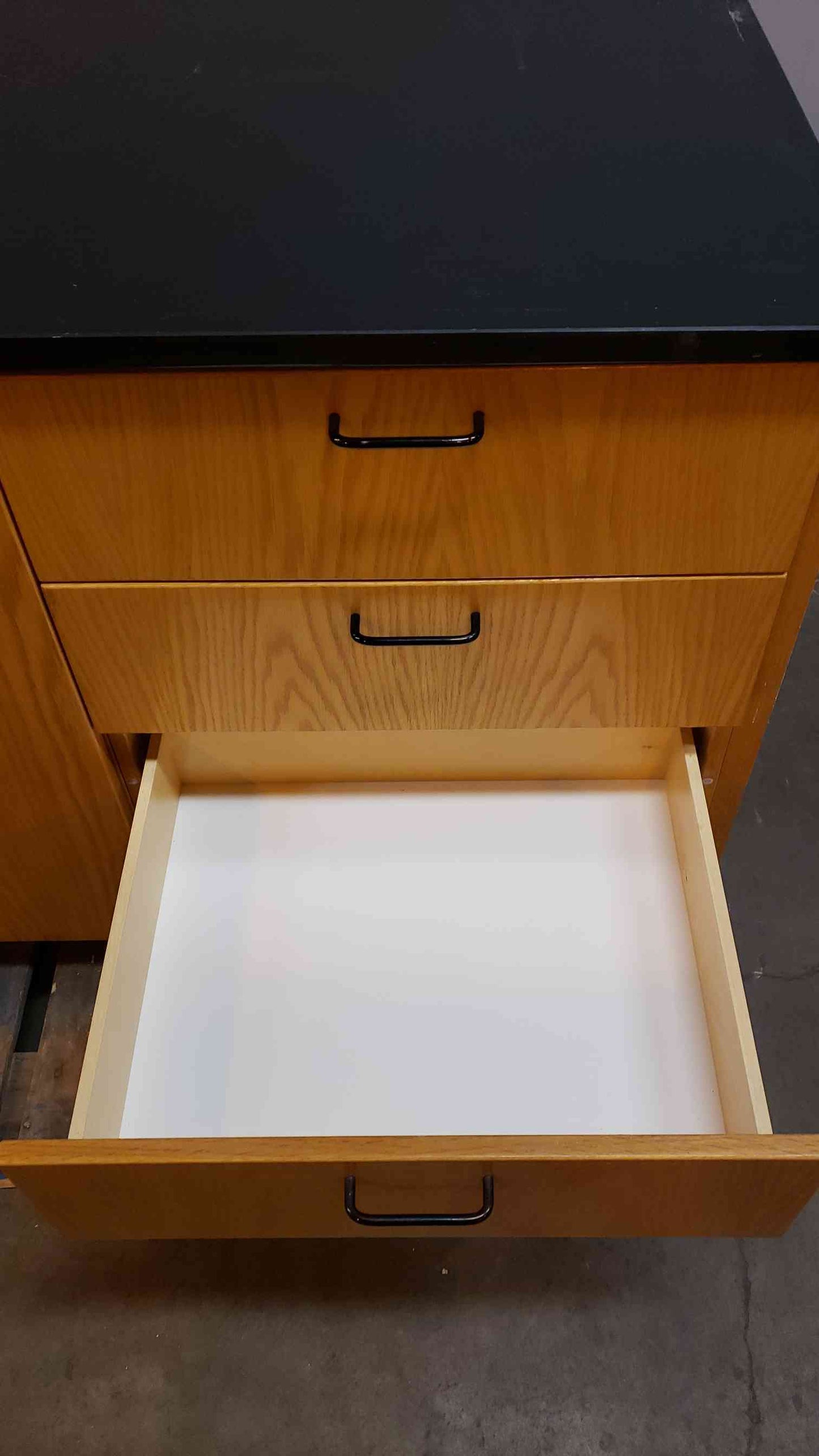 Jamestown 55" Lab Casework Sink w/ Drawers Epoxy Top & Faucet (SKU: 3943AA)(3943AA)