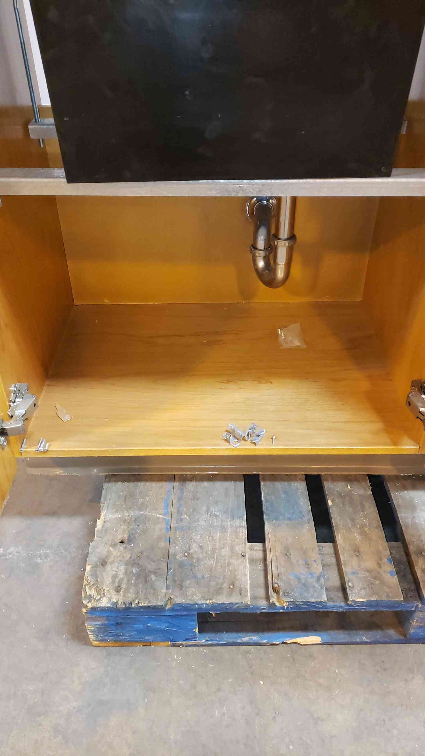 Jamestown 55" Lab Casework Sink w/ Drawers Epoxy Top & Faucet (SKU: 3943AA)(3943AA)