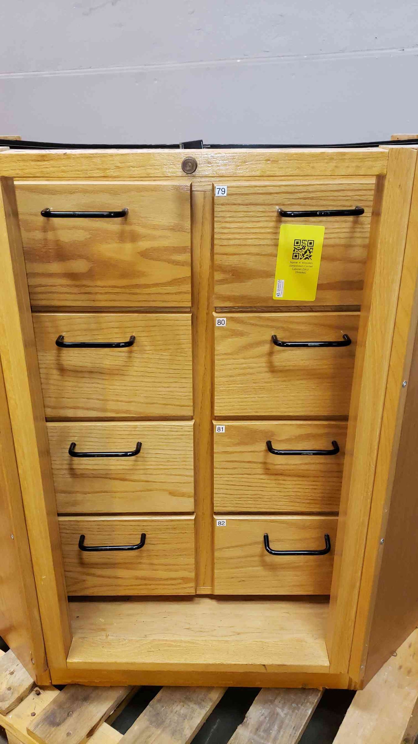 4' Wooden Jamestown Corner Cabinet (SKU: 3944AA)(3944AA)