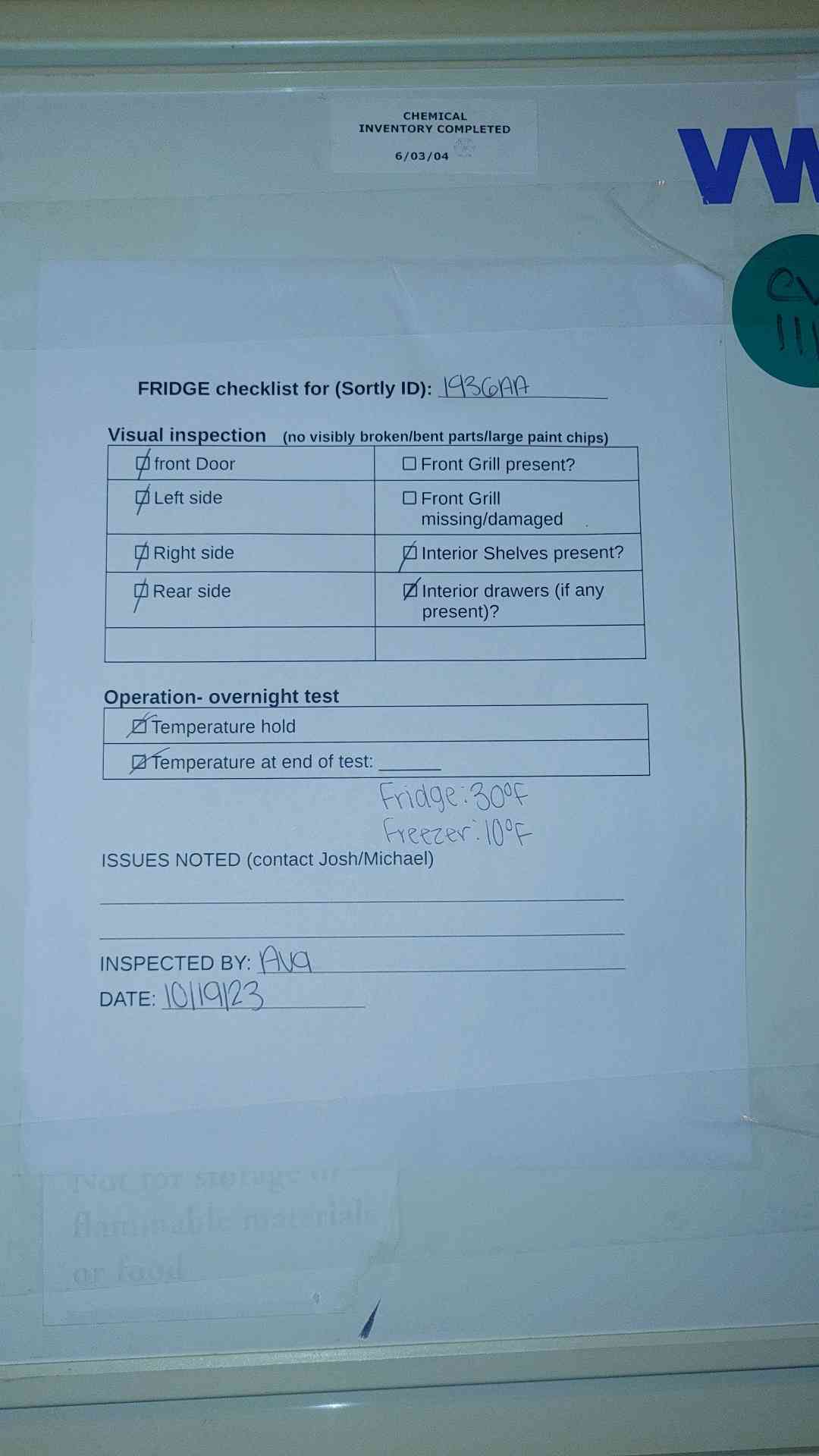 VWR Commercial Freezer / Refrigerator R415GA14 TESTED (1936AA)