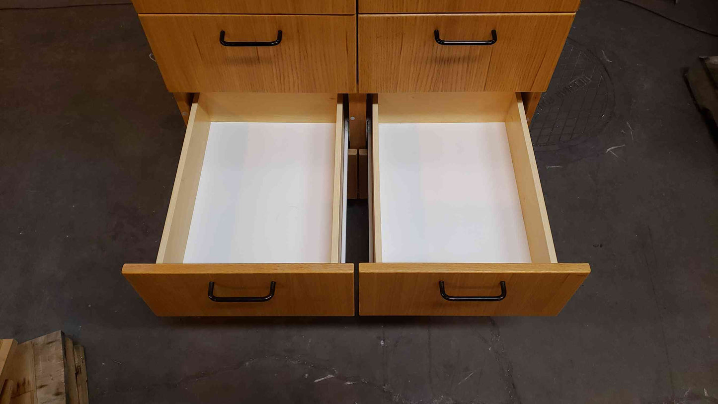 30" Wooden Jamestown Casework W/ 8 Drawers (SKU: 3946AA)(3946AA)