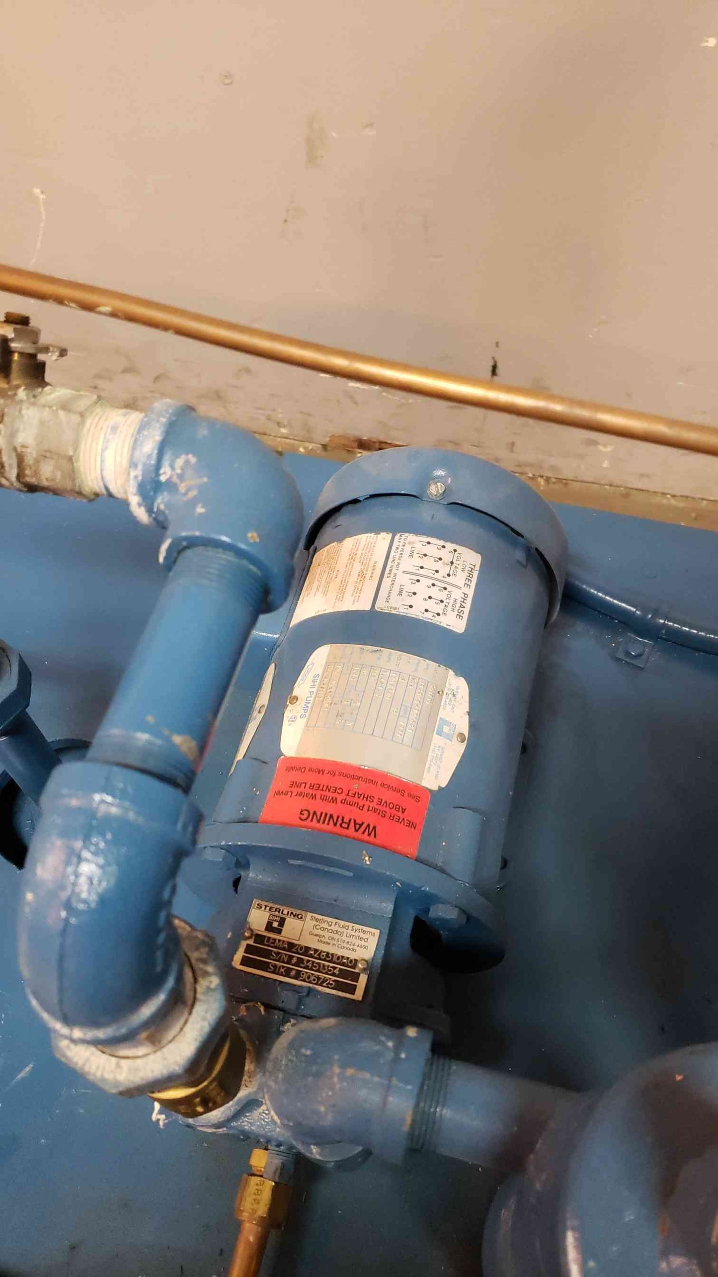 Sterling SIHI Air Compressor H100 .8HP (SKU: 3953AA)(3953AA)