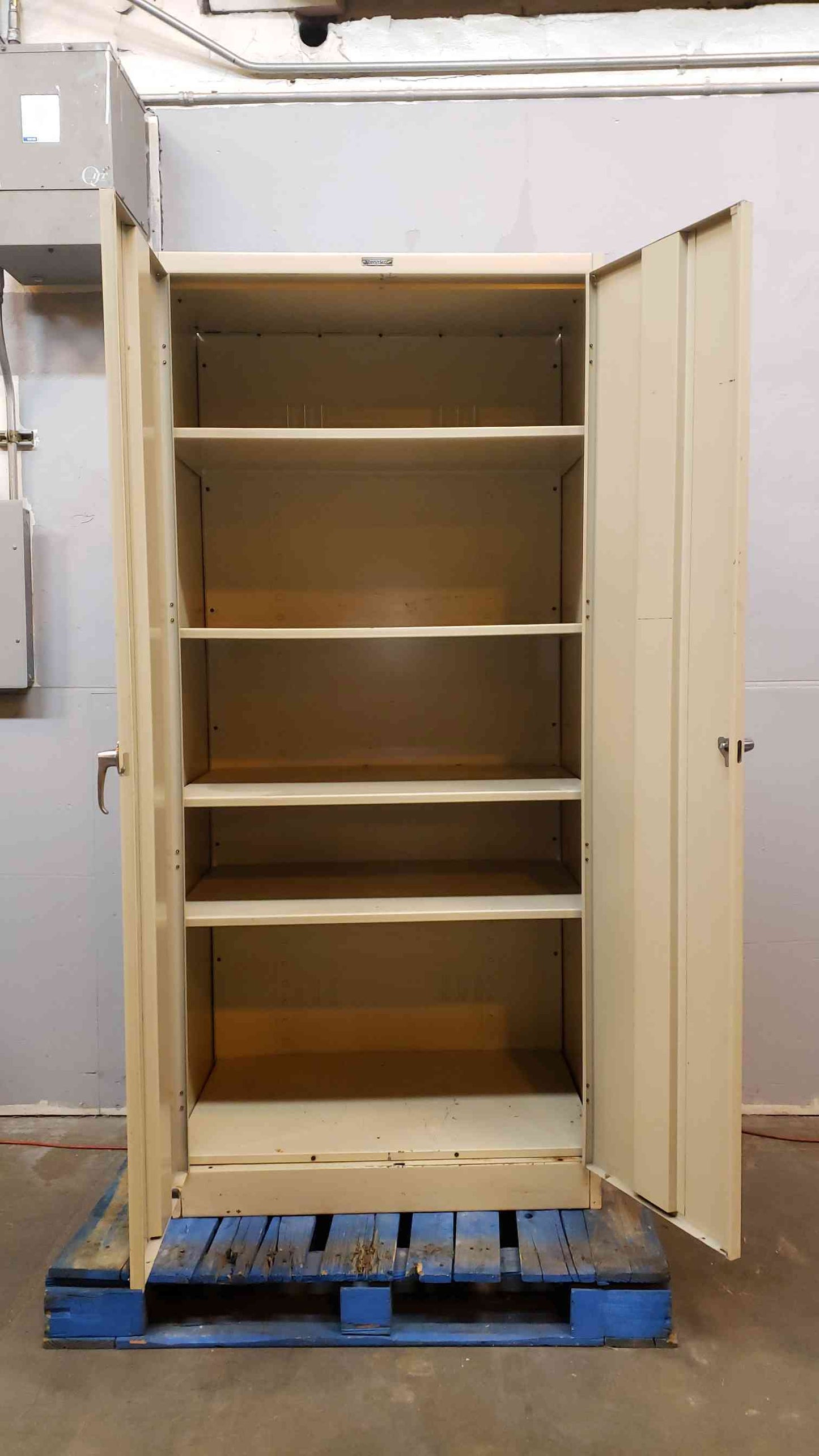 Metal Storage Cabinet Tennsco Tall 5 Shelves (1171AA)(1171AA)