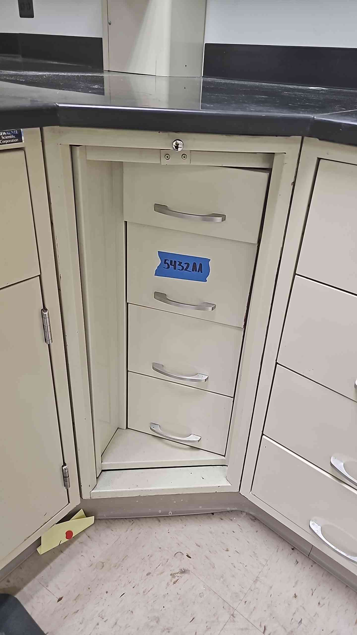 3'9" Kewaunee Rotating Cabinet Corner (SKU: 13446AA)(13446AA)