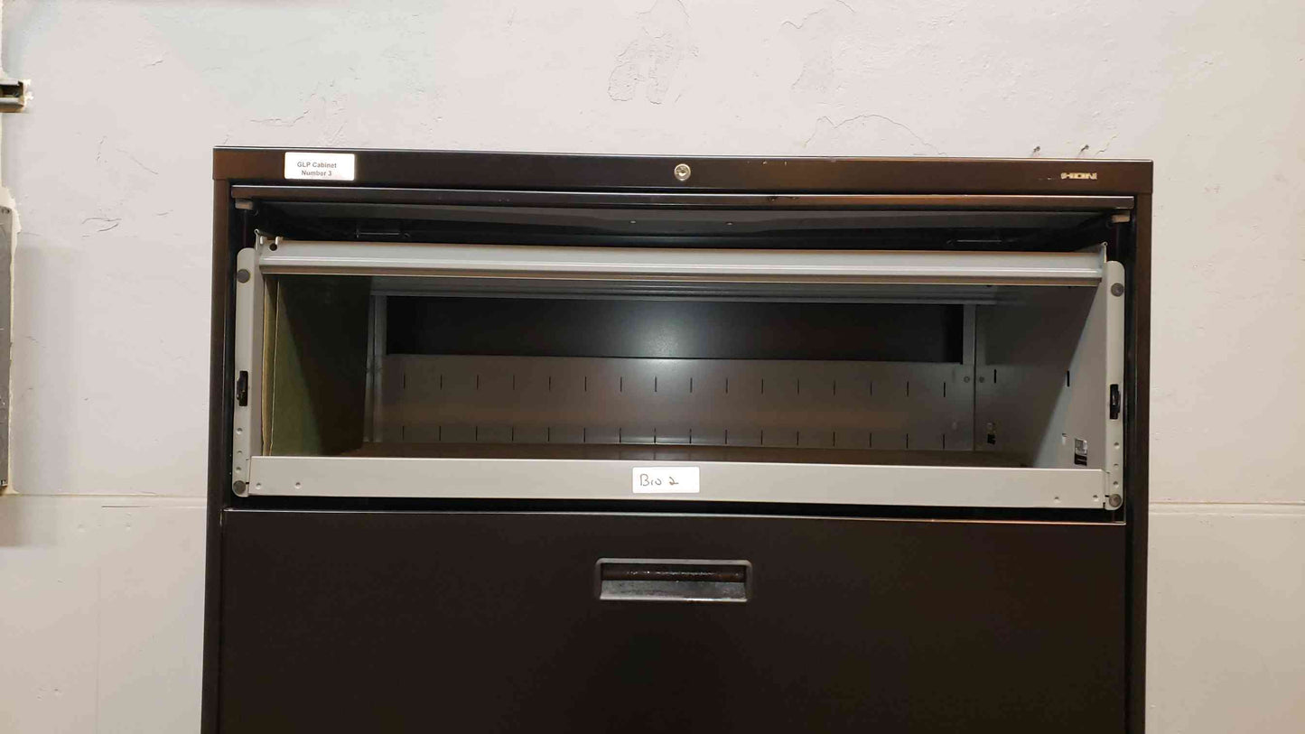 Hon Large Black 5 Drawer Filling Cabinet (1165AA)(1165AA)